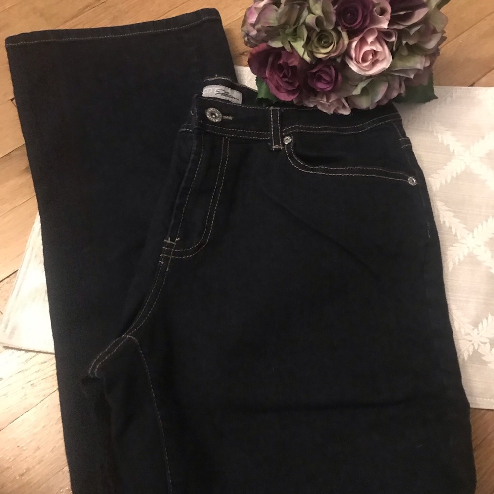 Chico’s dark blue jeans size 1 - Picture 2 of 3